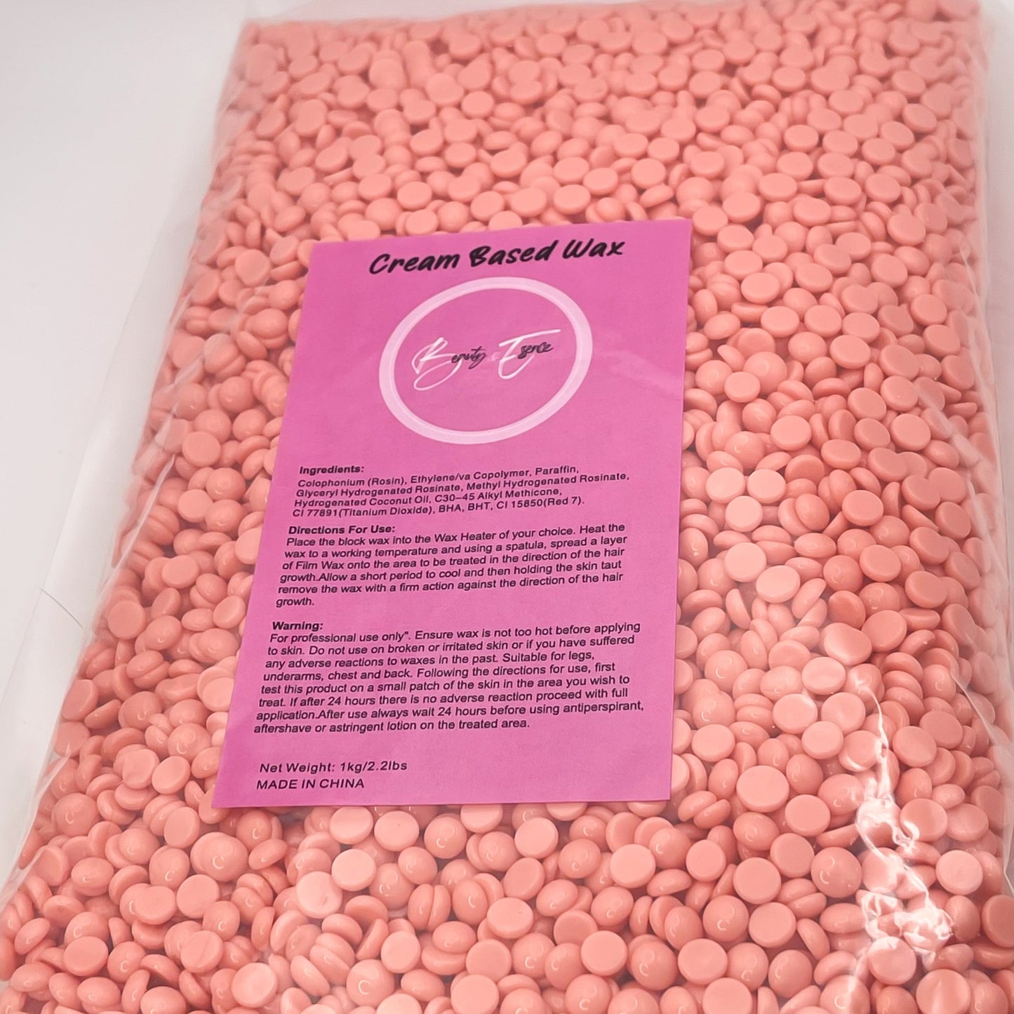 Pink Cream Hard Wax