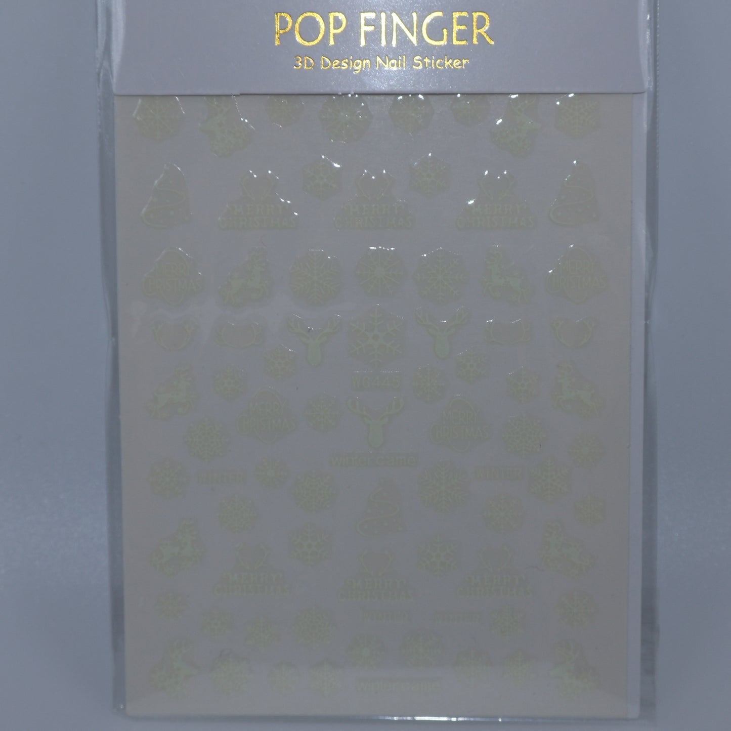 White Christmas Stickers