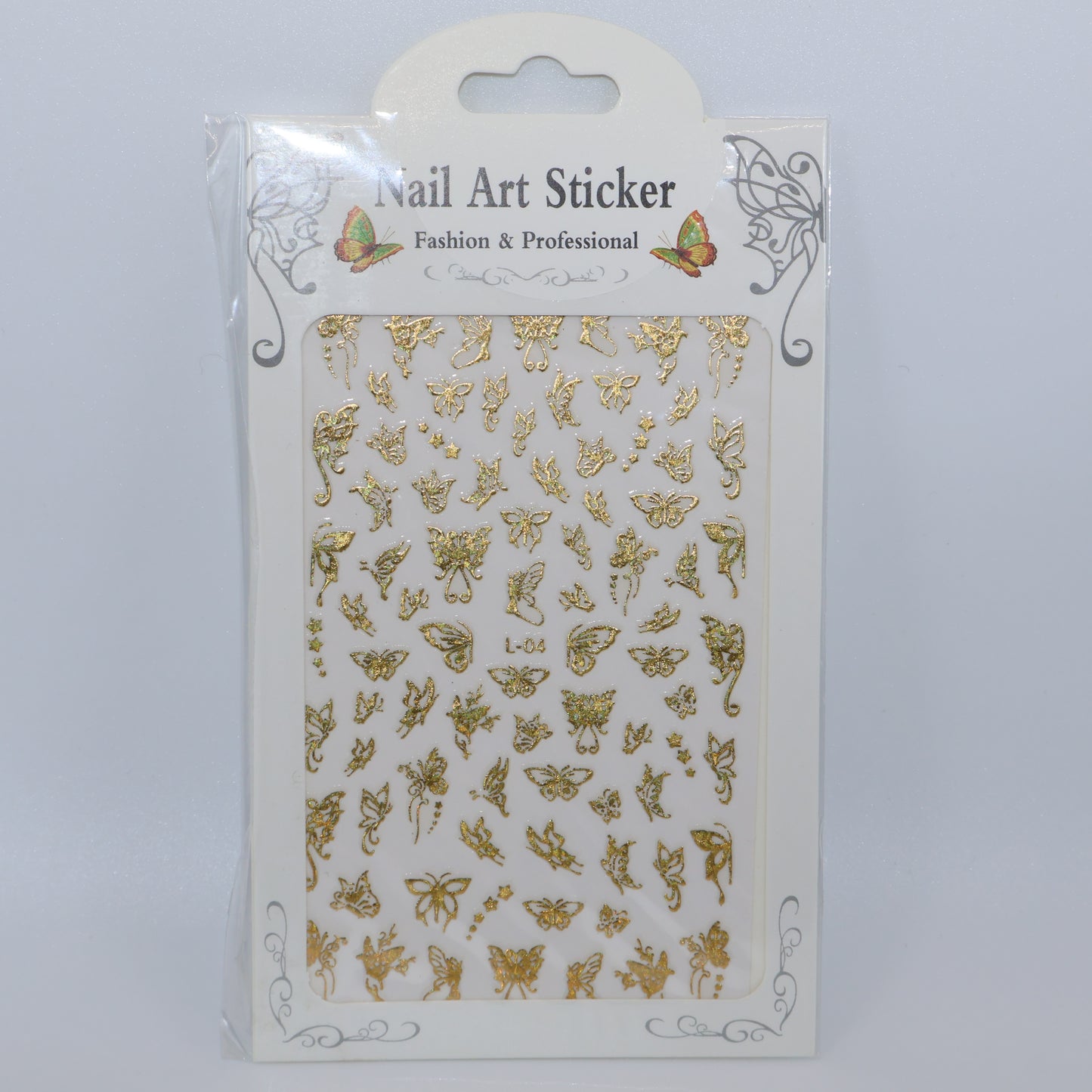 Mini Gold Butterly Stickers