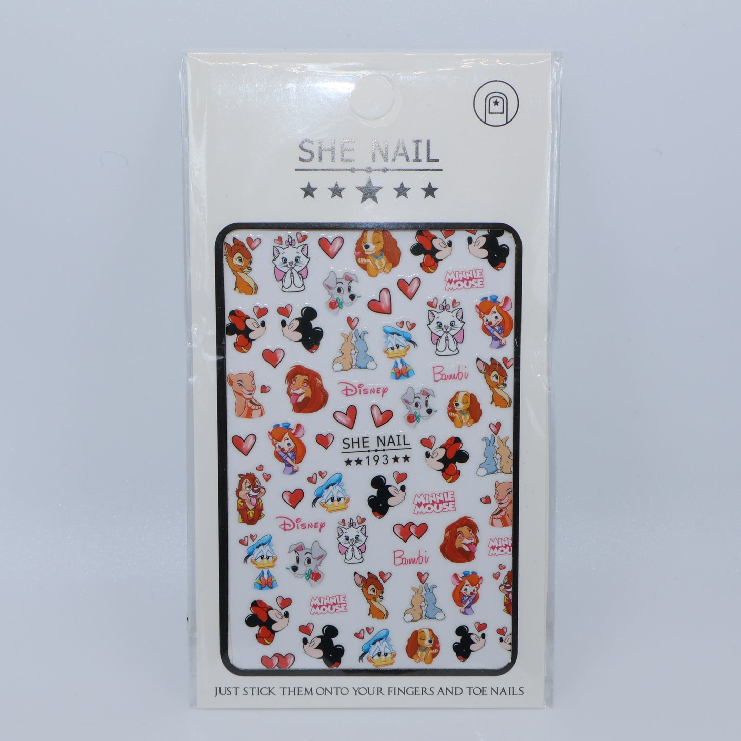 Pegatinas de San Valentín de Disney