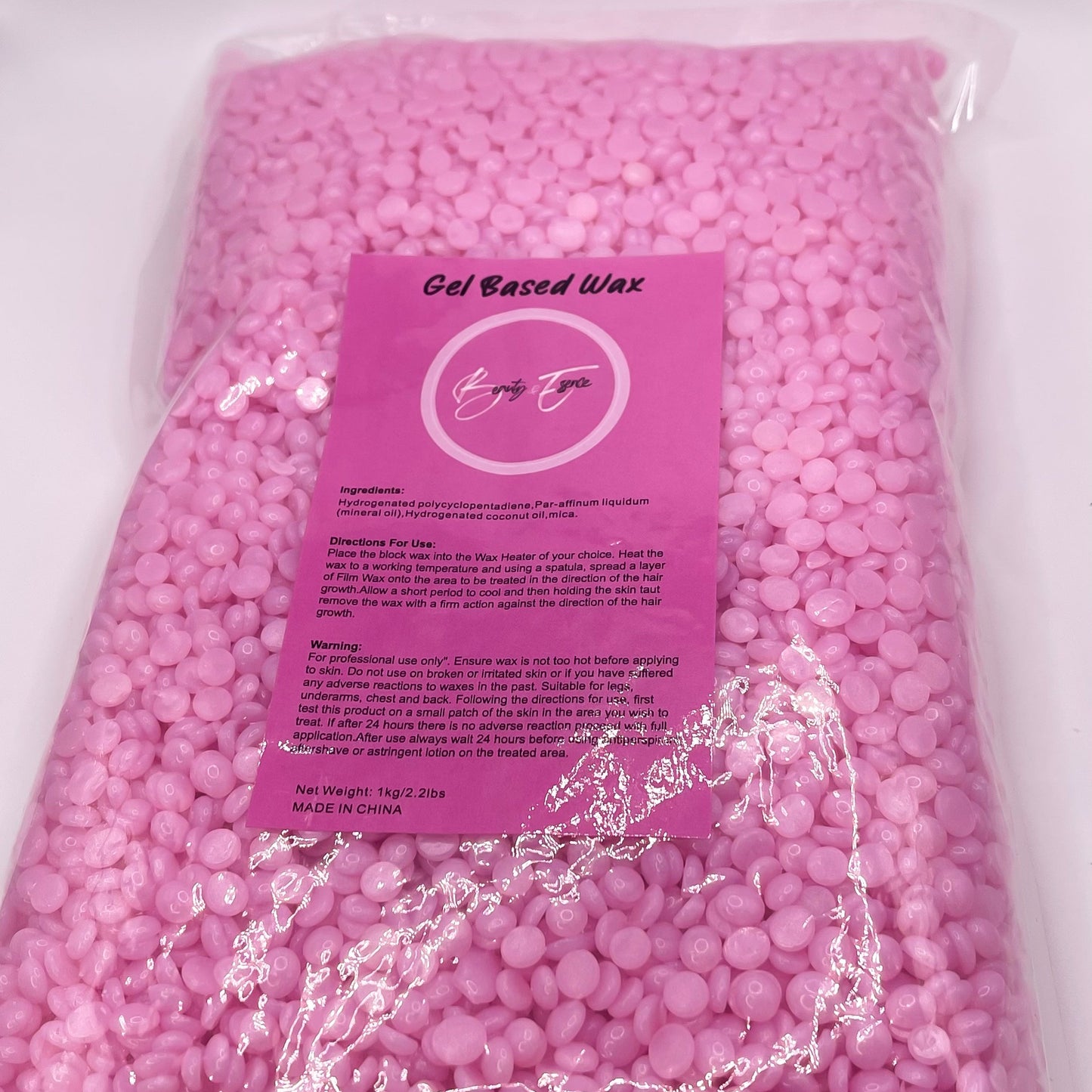 Pink Shimmer Hard Wax