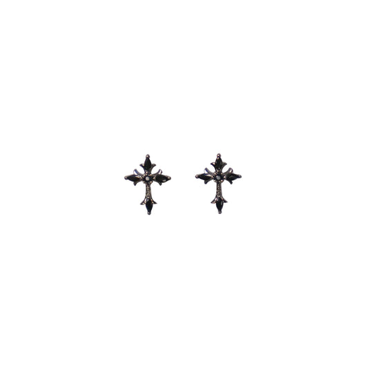 Cross Zircon Nail Charm #5