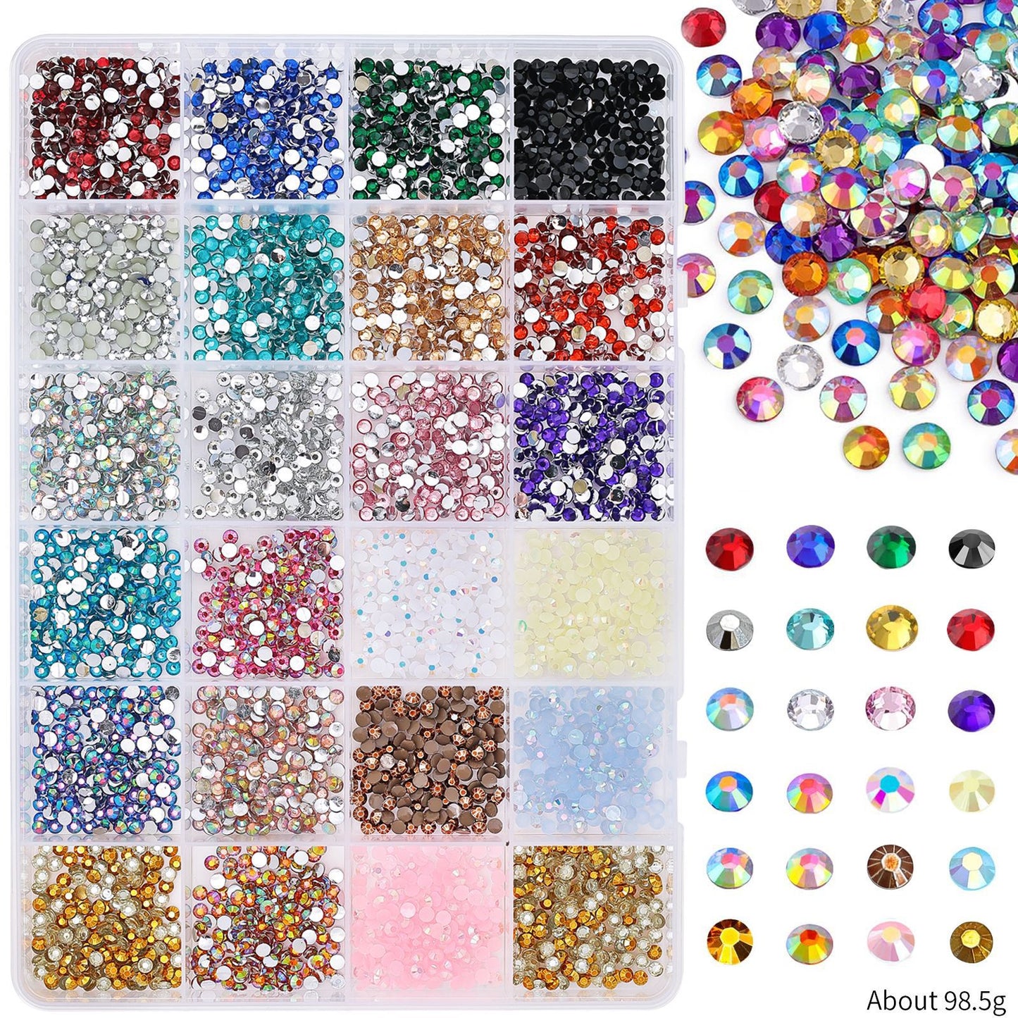 Big Box Crystal Rhinestones Mix