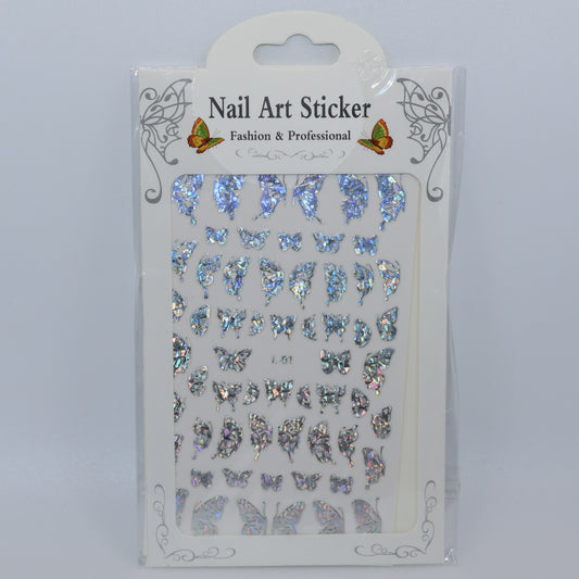 Holographic Butterly Stickers