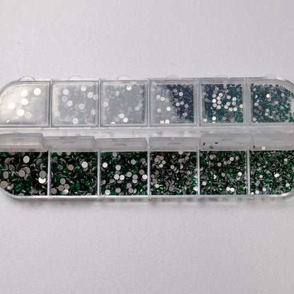 Emerald Green Rhinestones