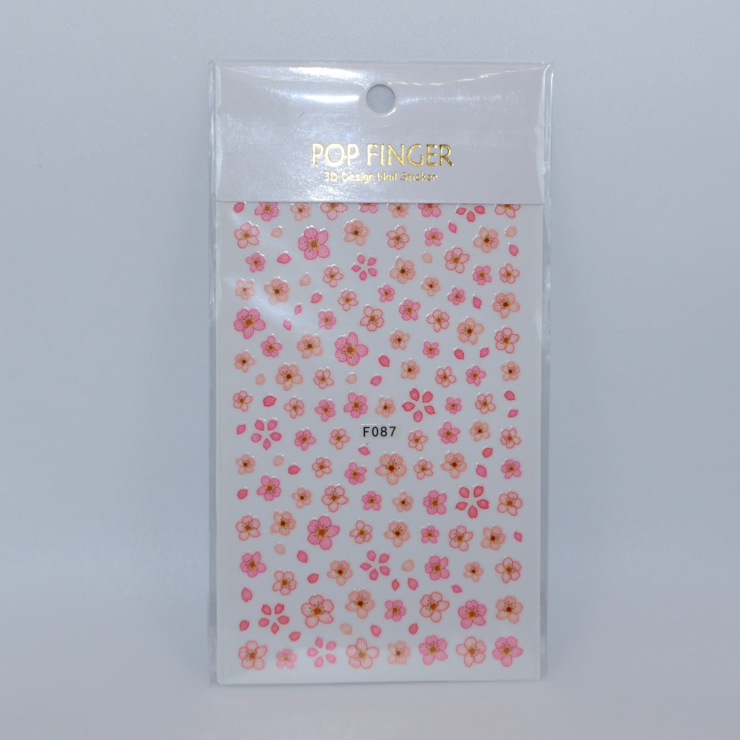 Pink Flower Stickers
