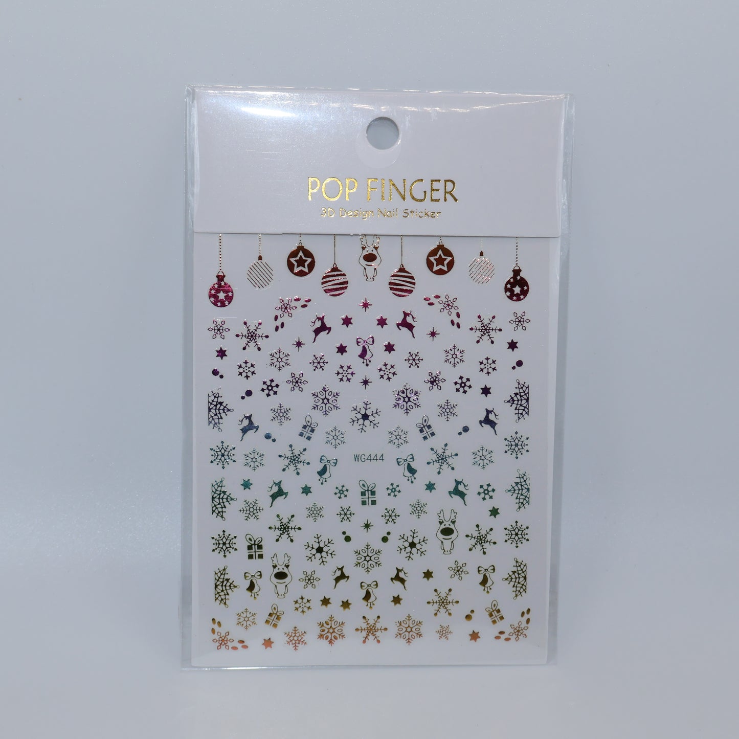 Pegatinas navideñas arcoíris n.° 1