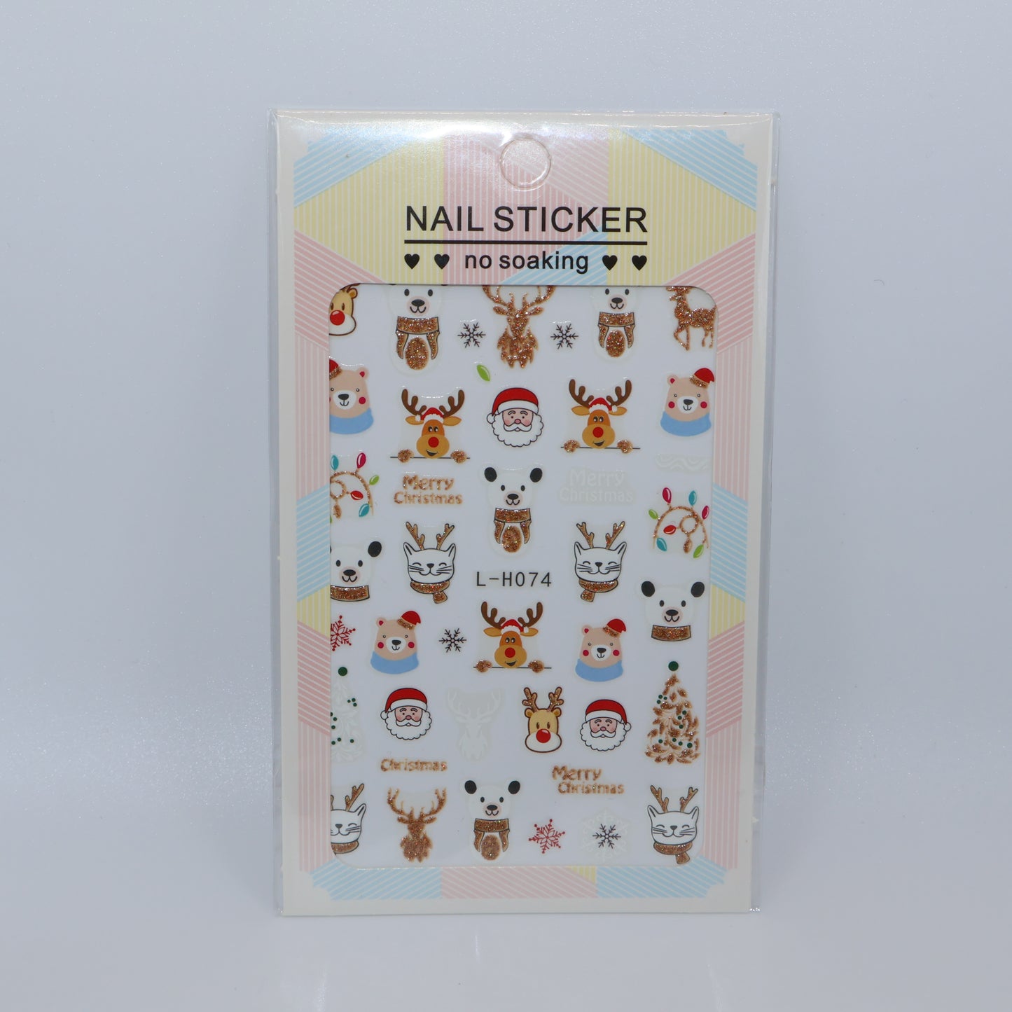 Pegatinas navideñas lindas