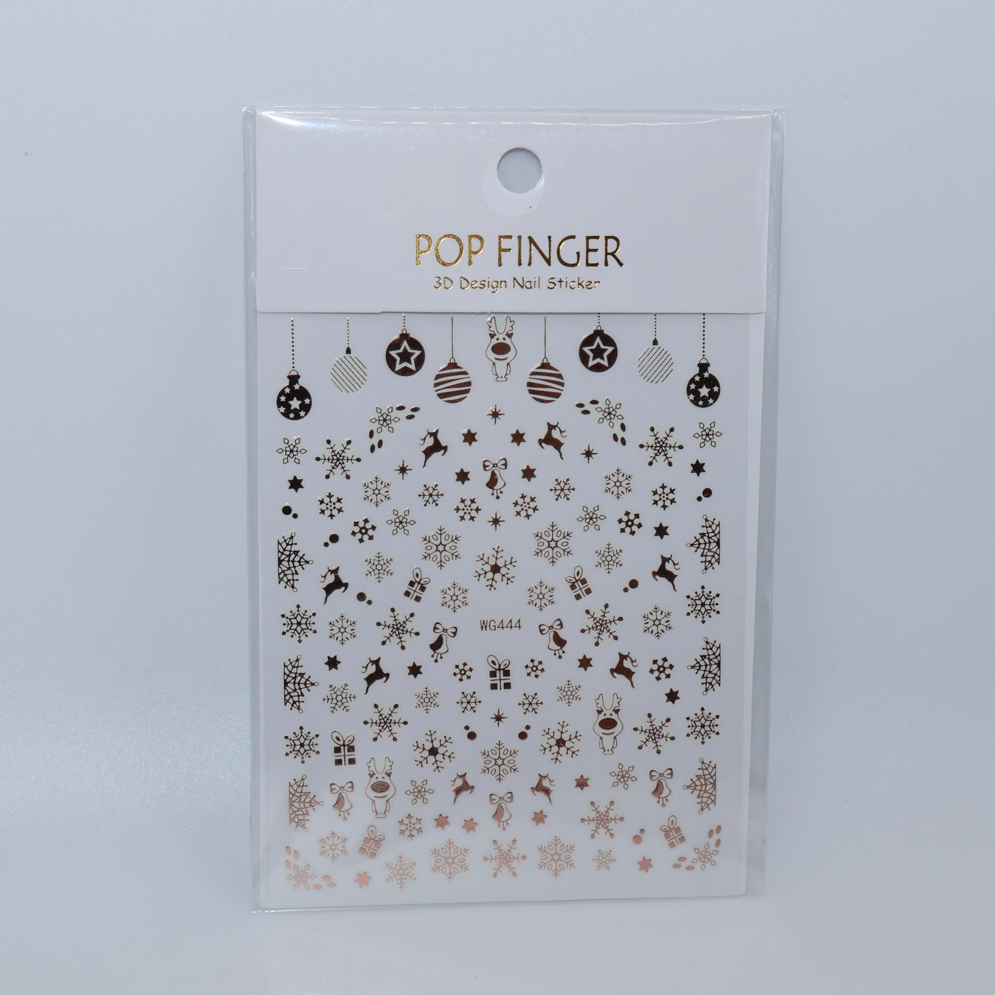 Rose Gold Christmas #1 Stickers