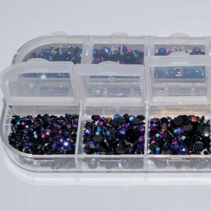 Black AB Rhinestones