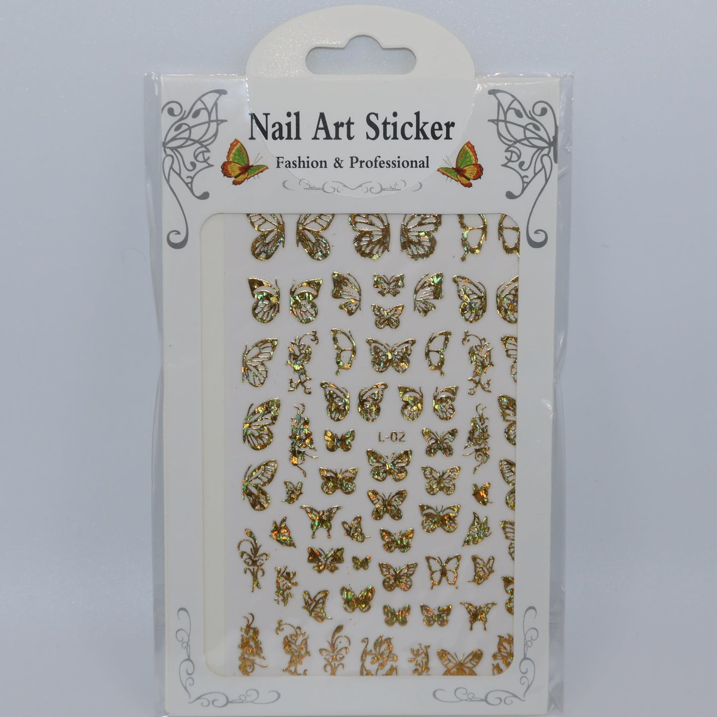 Gold Butterly Stickers