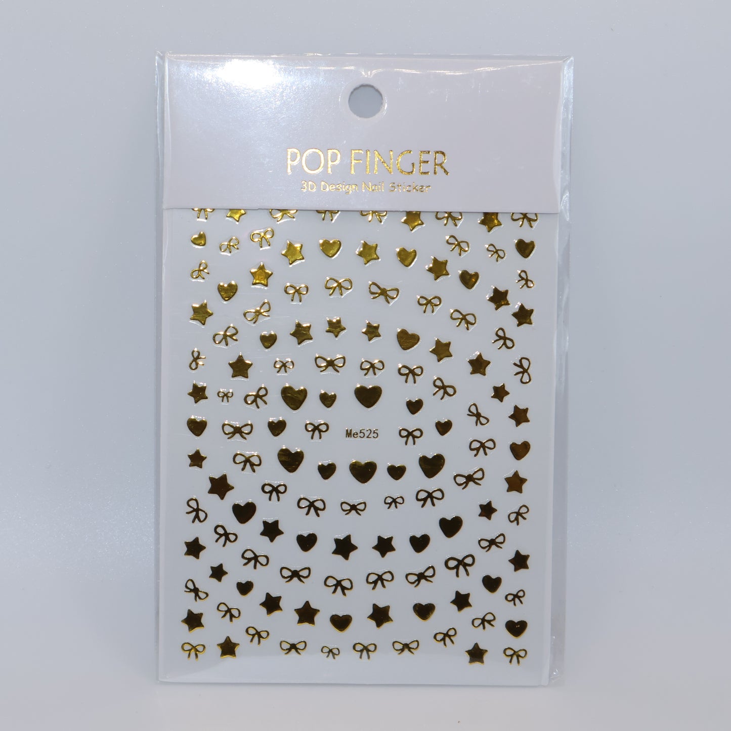 Gold Star/Heart Glitter Stickers