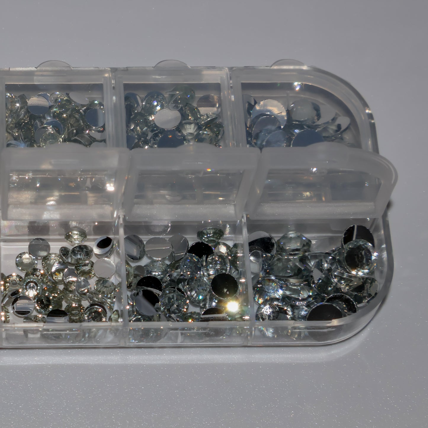 Diamantes de imitación de plata