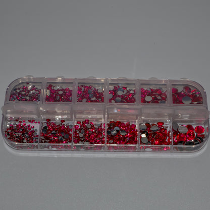 Hot Pink Rhinestones