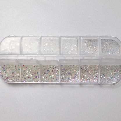 White AB Rhinestones