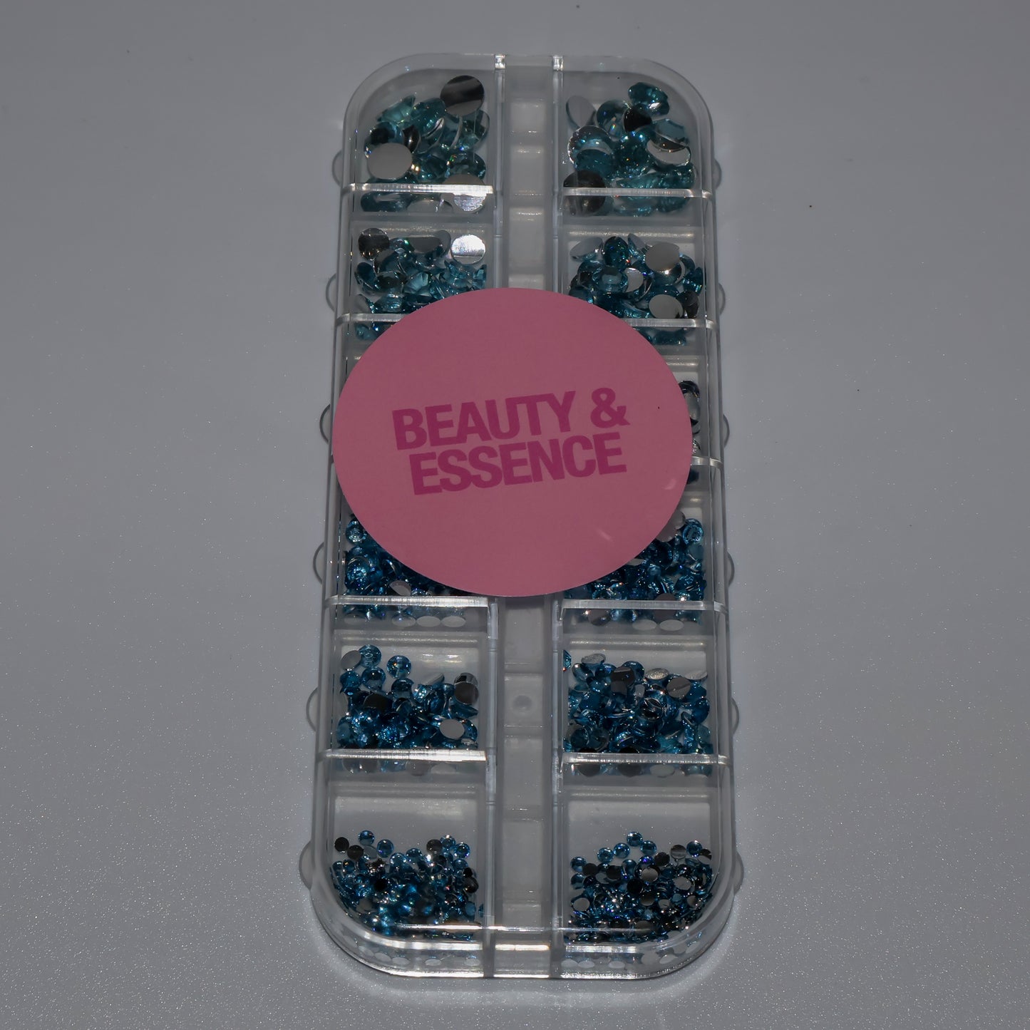 Diamantes de imitación azul bebé