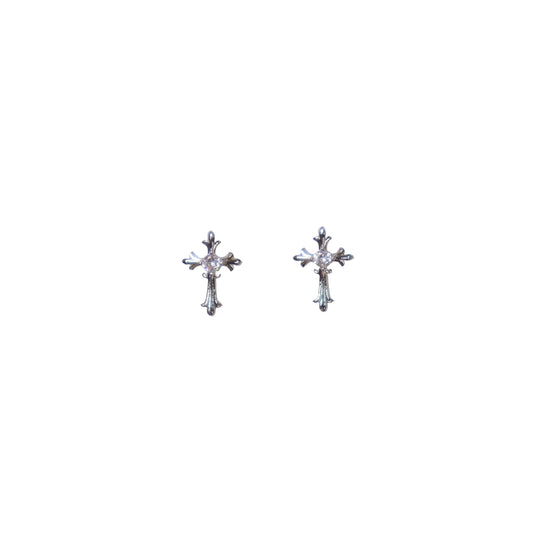 Cross Zircon Nail Charm #9