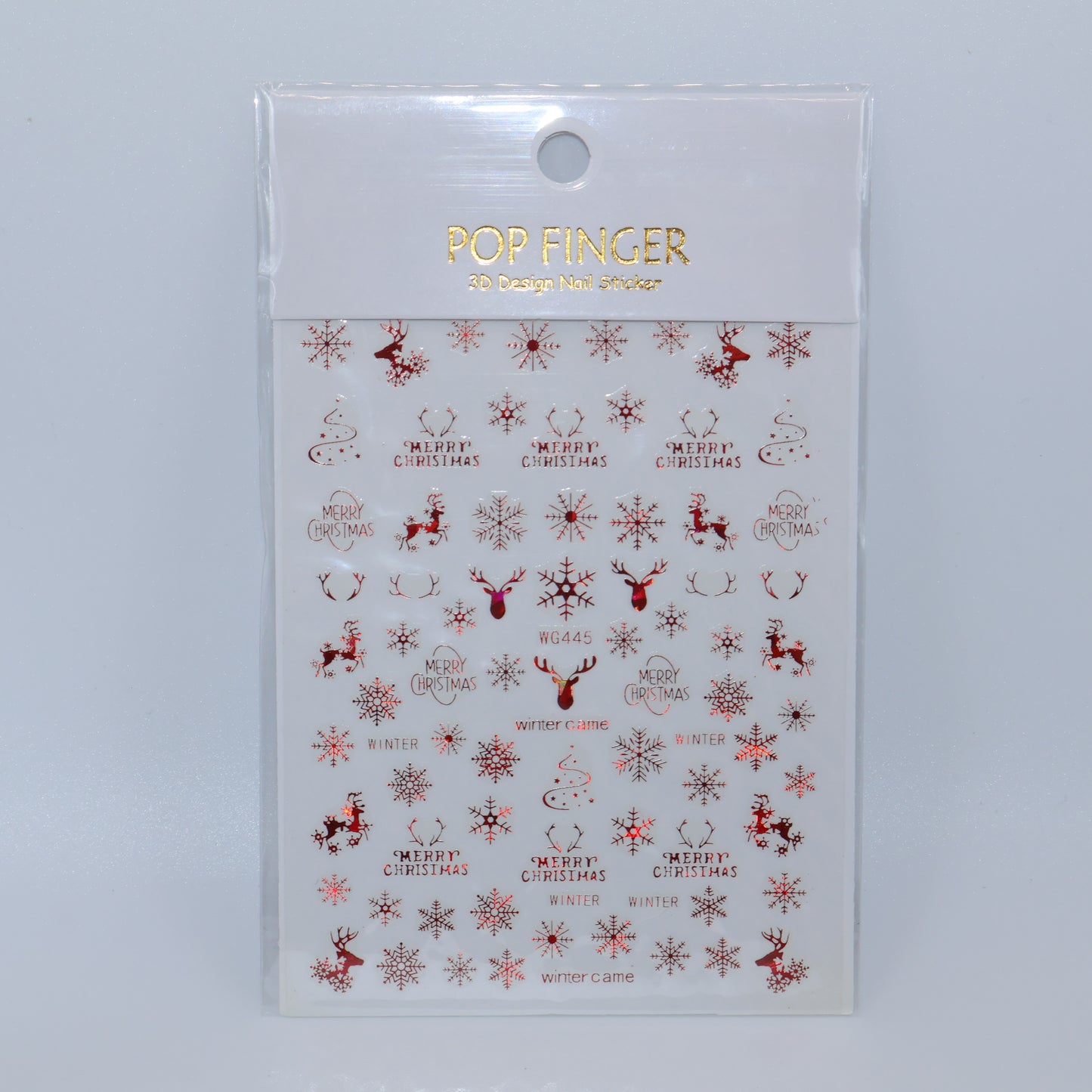 Red Christmas Stickers