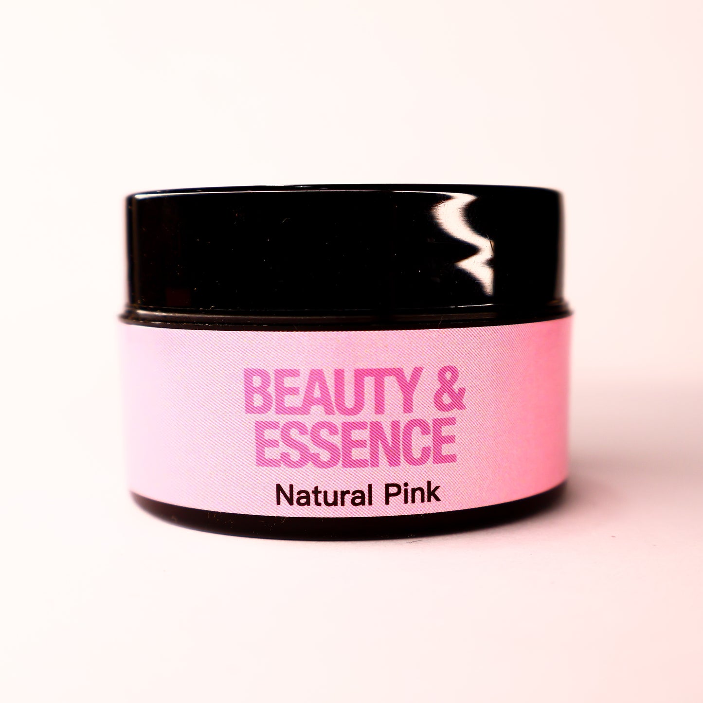 Gel duro rosa natural