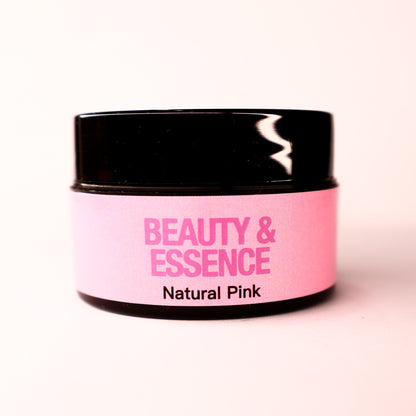 Gel duro rosa natural