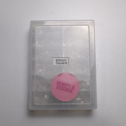 Extra Short Square Half Tips