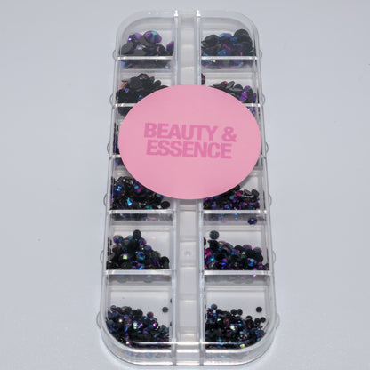 Black AB Rhinestones