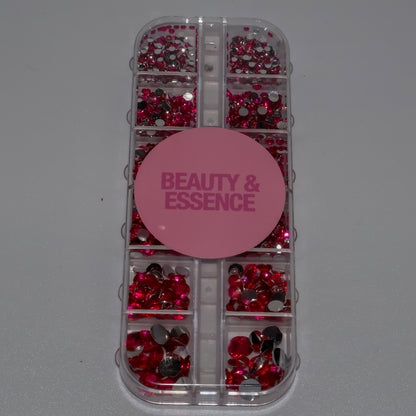 Hot Pink Rhinestones