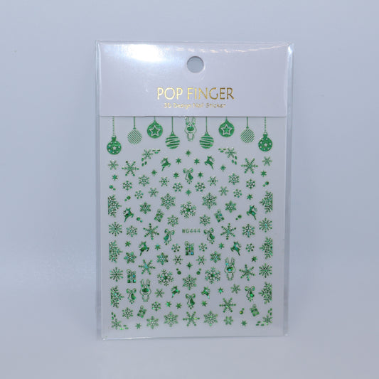 Green Christmas #1 Stickers