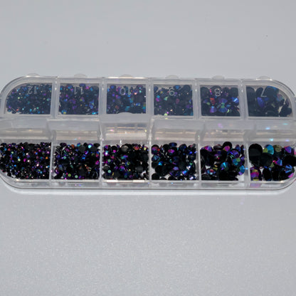 Black AB Rhinestones