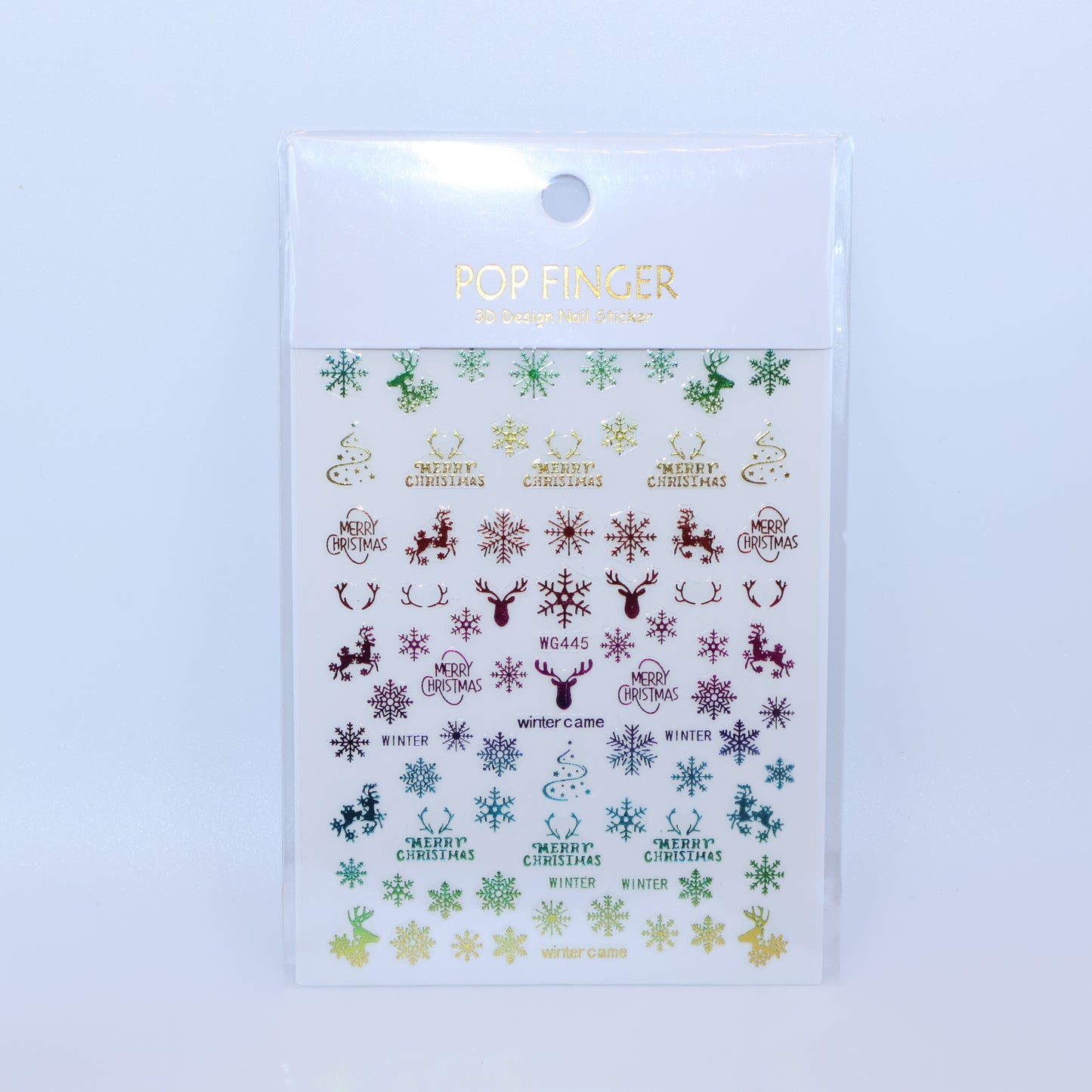Rainbow Christmas Stickers