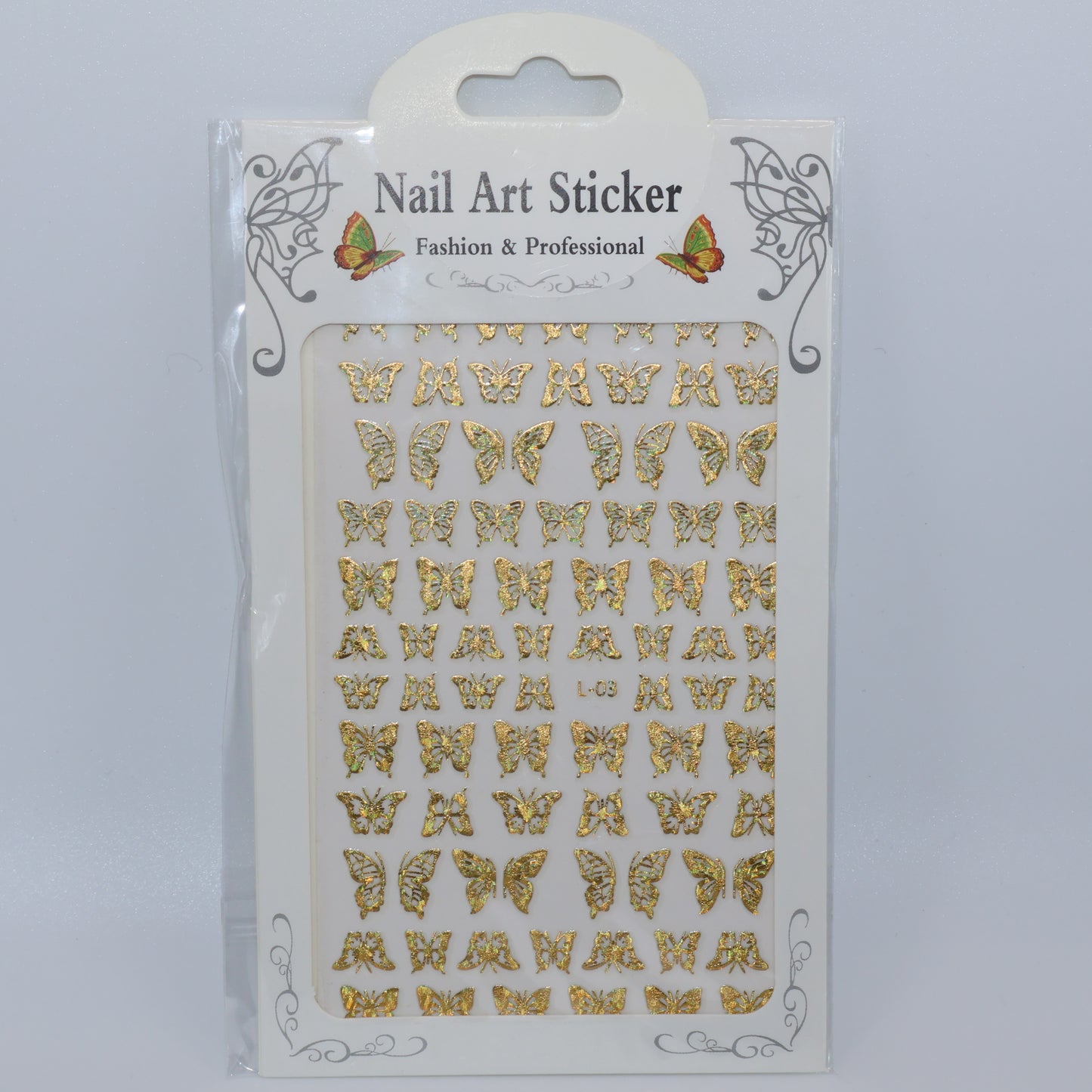 Small Gold Butterly Stickers