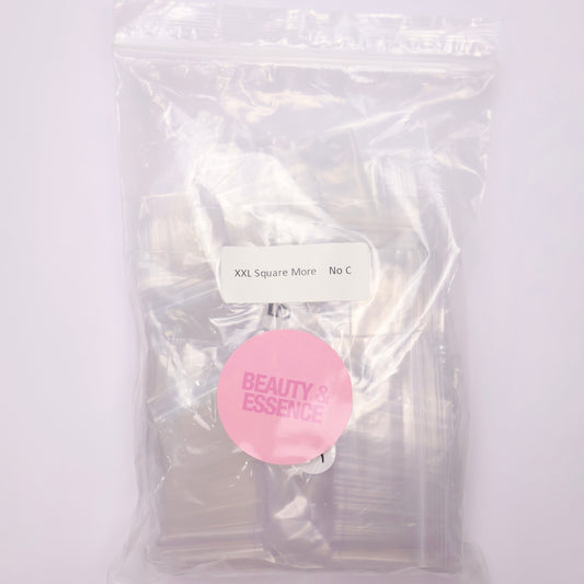 2XL Square No C Curve Half Tips