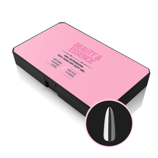 Almond Long Full Soft Gel Tips