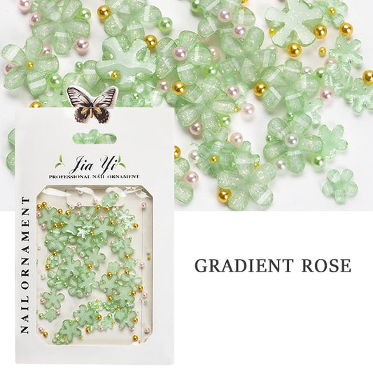 Sage Flower Resin Charms