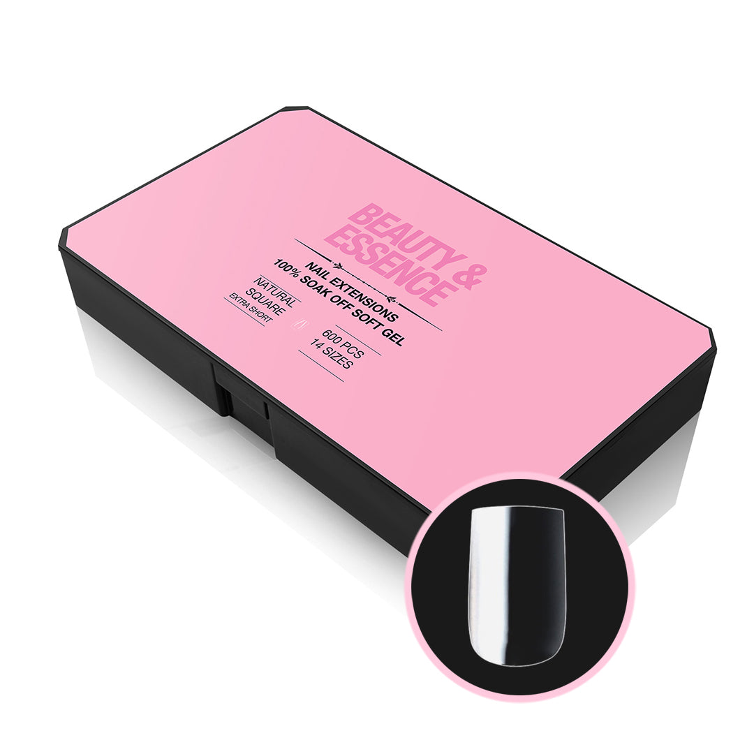 Square Extra Short Full Soft Gel Tips