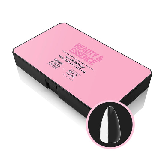 Stiletto Extra Short Full Soft Gel Tips